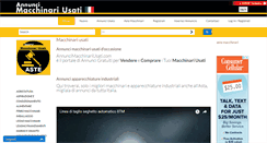 Desktop Screenshot of annuncimacchinariusati.com