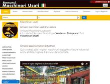 Tablet Screenshot of annuncimacchinariusati.com